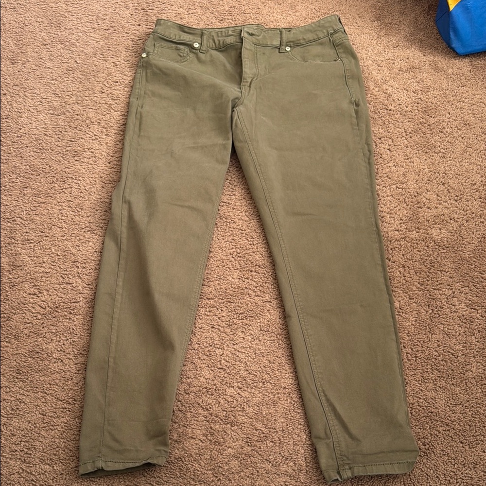 Maurices Green Chinos Classic Straight-Leg